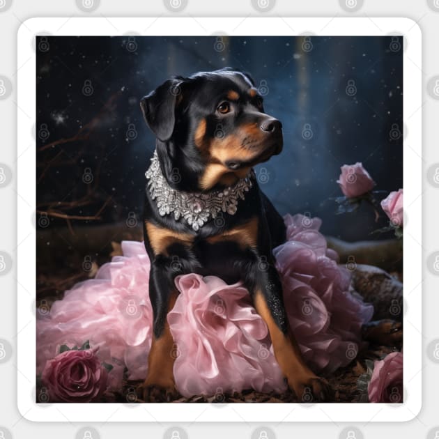 Missy Rottweiler Rottweiler Puppy Sticker TeePublic